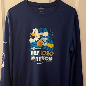 runDisney 2020 Donald Duck Half Marathon Race Shirt - Navy Unisex Size Medium